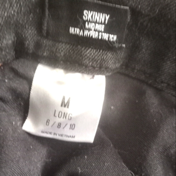 💞Express skinny midrise jeans 8 long💞 - Picture 8 of 8